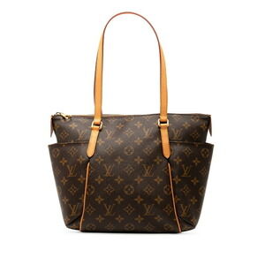 Louis Vuitton Monogram Totally Handbag Shoulder Bag Brown Leather